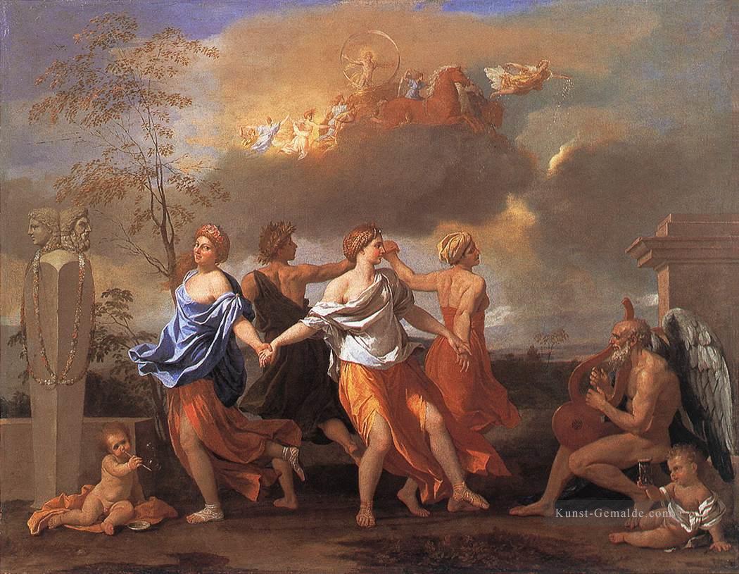 Tanz zur Musik klassische Maler Nicolas Poussin Ölgemälde